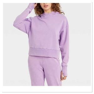 Women’s French Terry Acid Wash Hoodie Sweatshirt Joylab